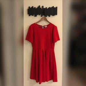 Lularoe Red Amelia 2XL